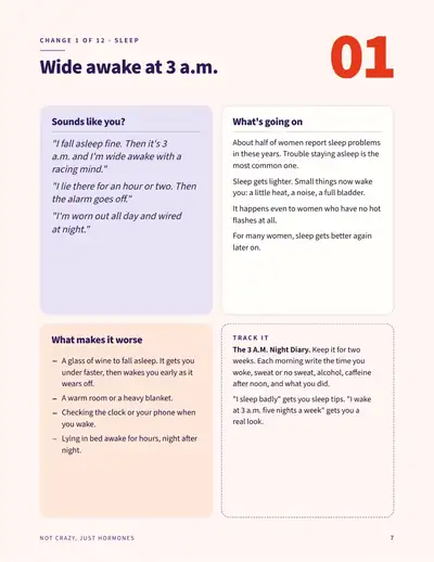 Page from the book: Change 1, Wide awake at 3 a.m.